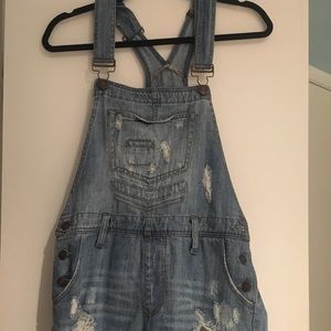 Denim overalls
